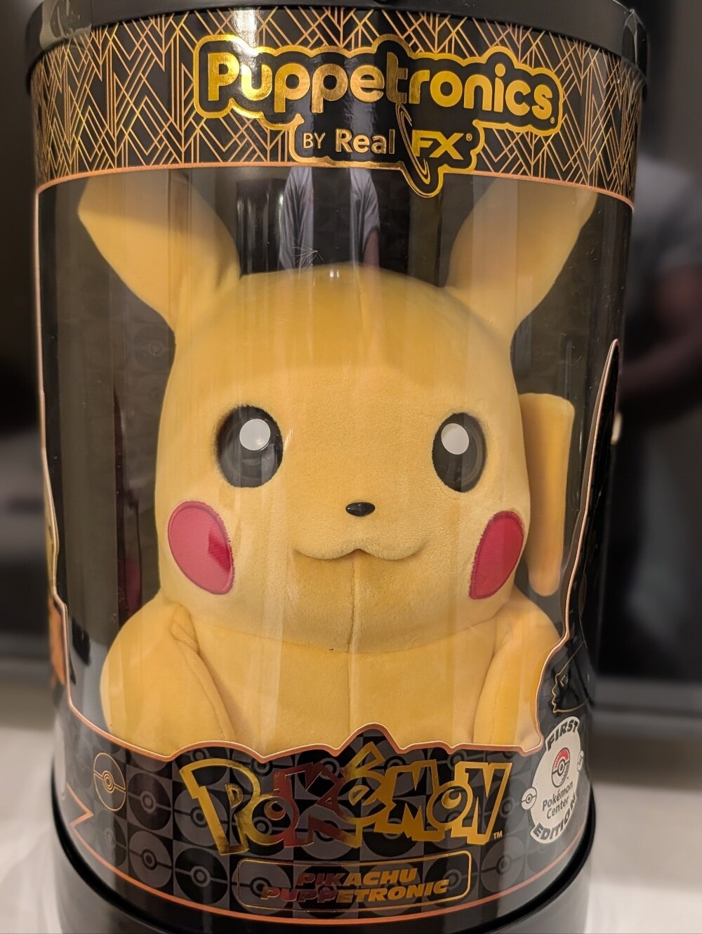 1st Edition Pokemon Center Pikachu Puppetronic, Sealed, COA, and Badging